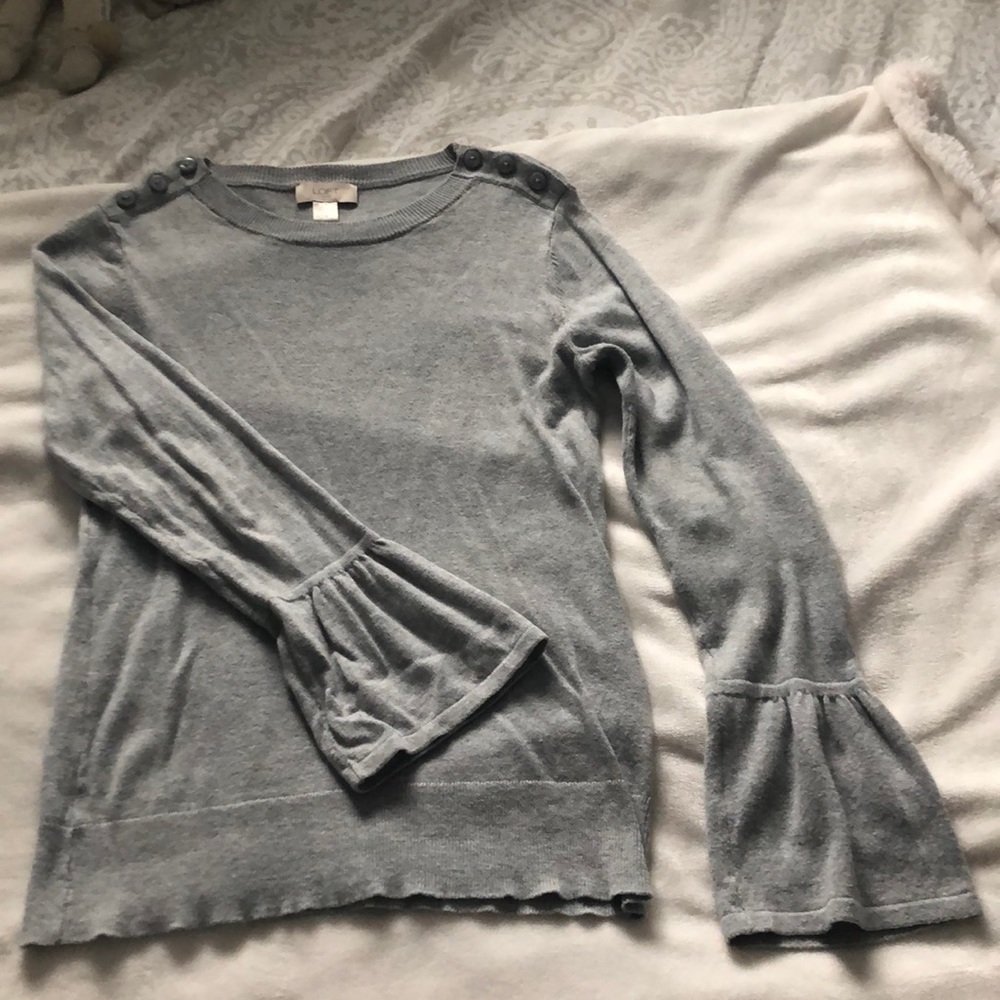The Loft flared sleeve sweater